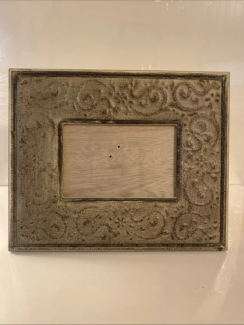 Decorative Antique-Style Silver Photo Frame 4x6